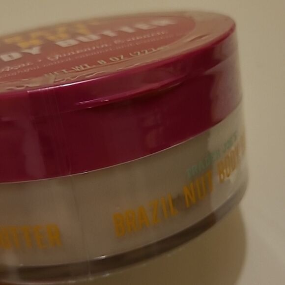 NEW TRADER JOES BRAZIL NUT BODY BUTTER 8 OZ acai & Guarana extracts sealed - Picture 3 of 4